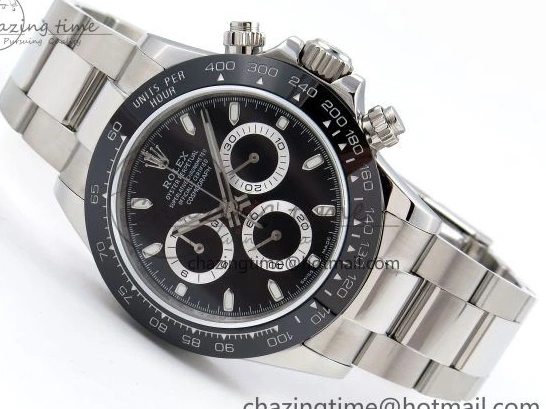 MiroTime 0322 Breathable Daytona 116500 JDF 1:1 Best Edition 904L Steel Black Dial on SS Bracelet A 1337